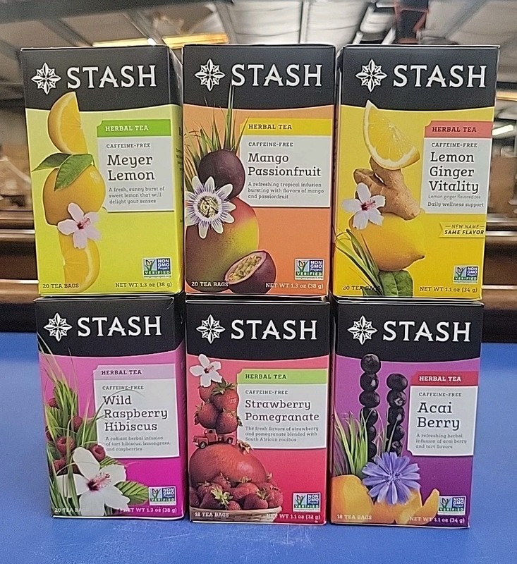 Stash Herbal Tea Variety Pack, 18 or 20 Bags Per Box