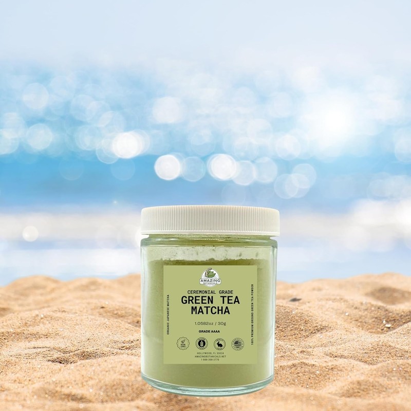 Amazing Botanicals Matcha Green Tea Powder Ceremonial Grade Premium Quality