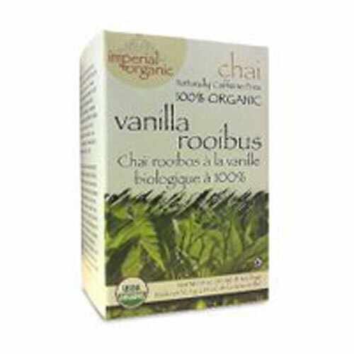 Imperial Organic Rooibos Chai Tea Vanilla 18 bags By Uncle Lees Teas
