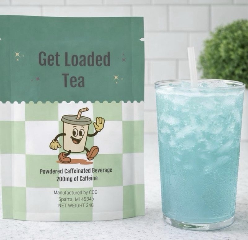 CCC Get Loaded Tea Powder Loaded Tea Mix Dragonfly Raspberry-Blue Raspberry 24g gallery