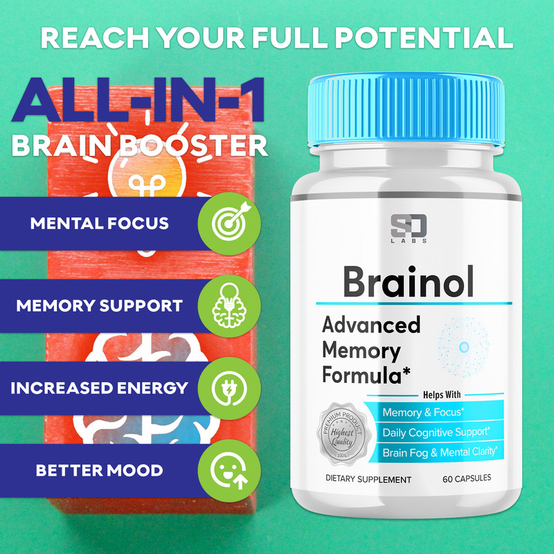 Brainol Advanced Memory & Focus: Supports clarity and concentration (1 Pack) gallery