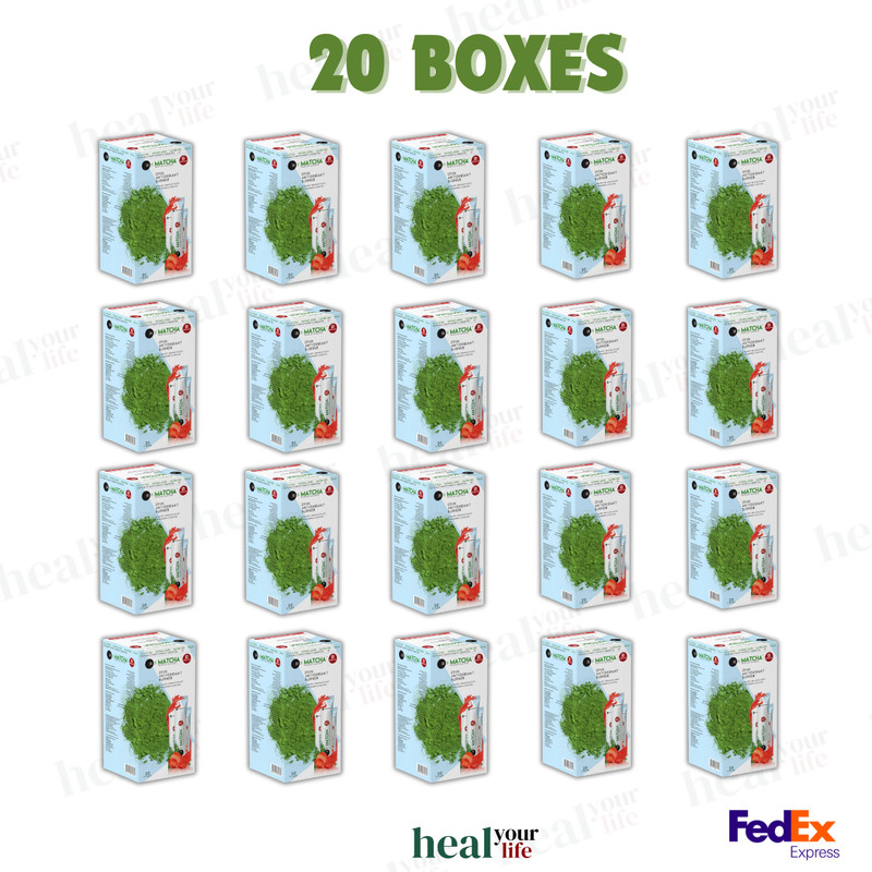 *EXPRESS SHIPPING * 20 BOX * Matcha Premium Japanese Naturel Green Tea Powder