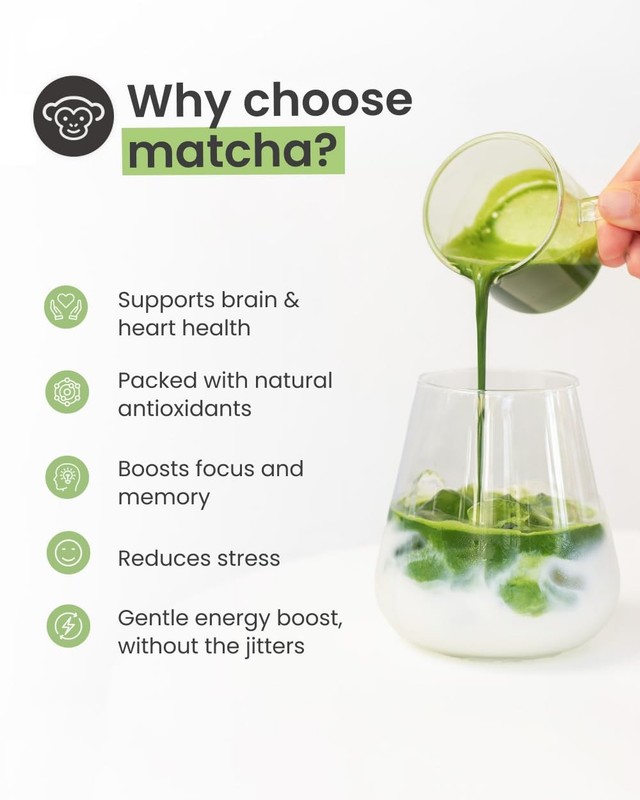 Matcha Green Tea Powder | Regular 50g Jars [Packs Of 2] | Ceremonial Grade Fr... gallery