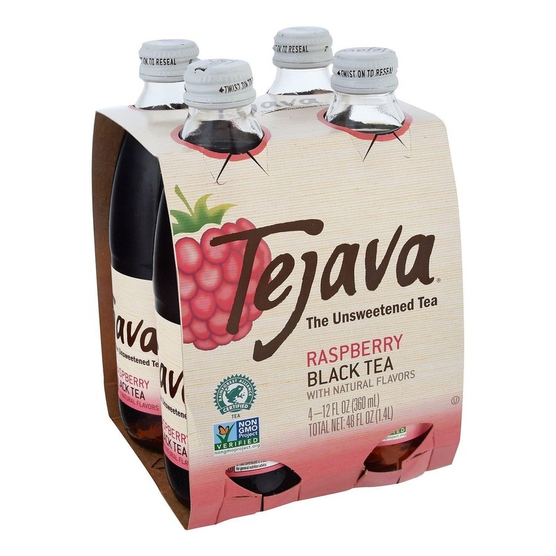 Refreshing Raspberry Black Iced Tea 4 Pack 12oz Glass Bottles No Preservatives gallery