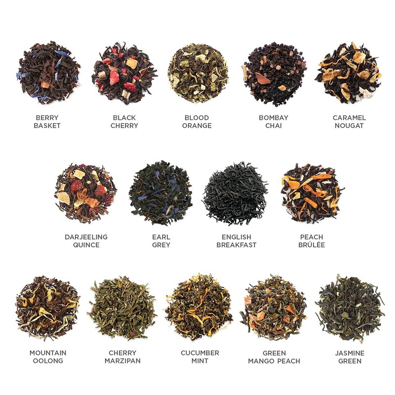 Tea Forte Classic Assortment Single Steeps Loose Leaf Premium Tea Gift Set Sa... gallery