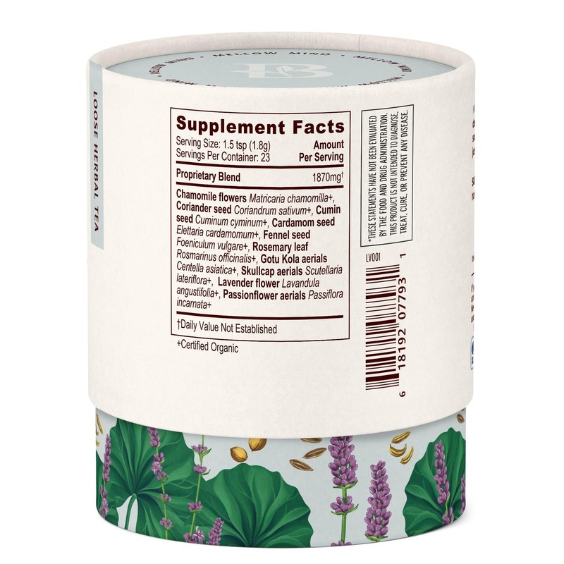 Banyan Botanicals Mellow Mind CCF Tea – Organic Lavender Chamomile Tea with G... gallery