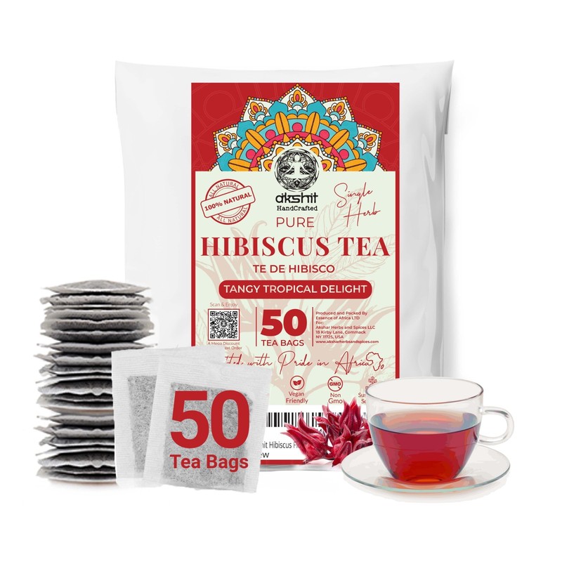 75 Hibiscus Tea Bags, Hibiscus Tea With Moringa Blend For Immune Support Tea gallery