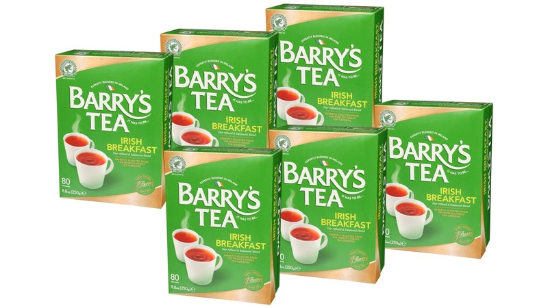Barry’s Tea Irish Breakfast 80 count Tea Bags Pack of 6