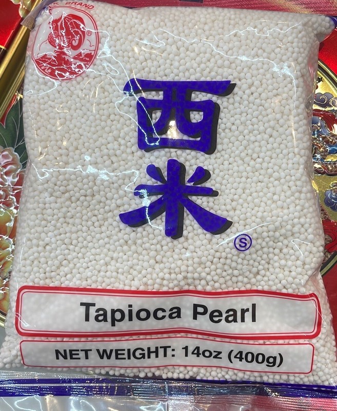 2 Pack Tapioca Pearls Sago Tapioca Pearls White 400g /14 oz Each