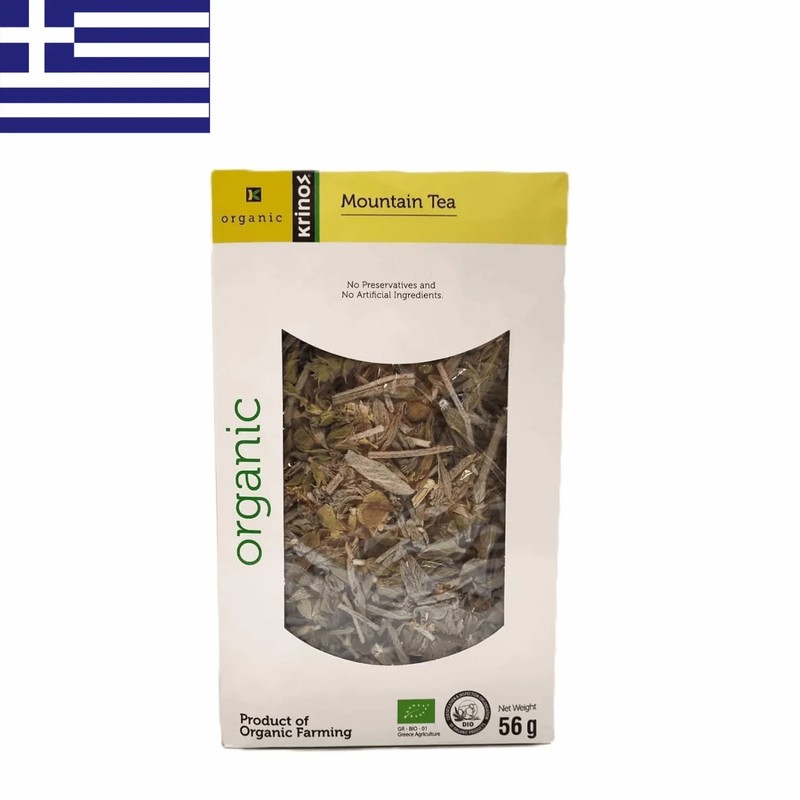 Greek Organic Mountain Tea – Premium Loose-Leaf Sideritis | 2 Oz Herbal Tea