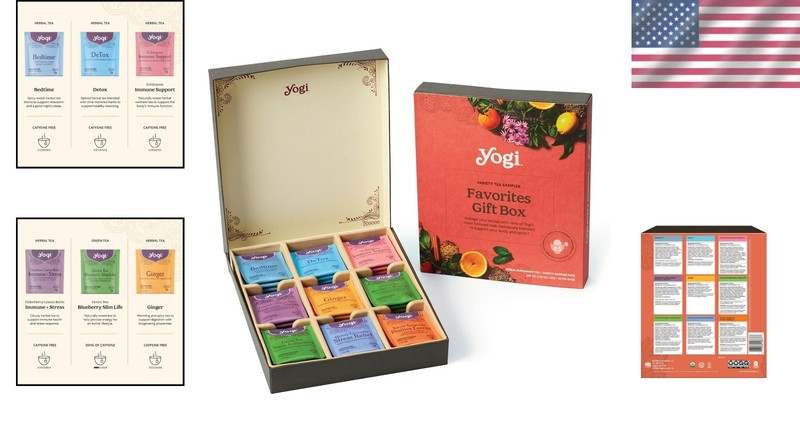 Delicious Organic Tea Sampler with 45 Bags - Perfect Gift Box for Tea Lovers gallery