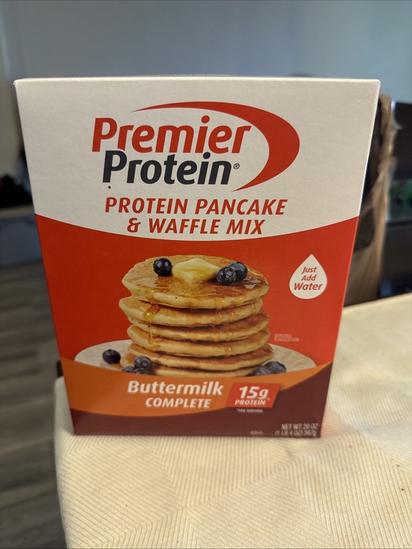 Premier Protein Buttermilk Complete Pancake & Waffle Mix, 20 oz Box