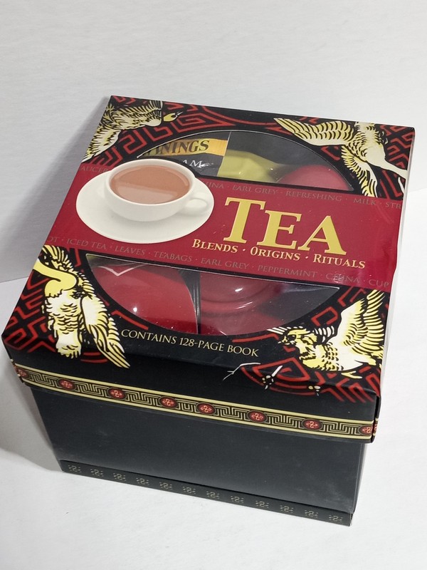Twinings Tea Blends Origins Rituals Gift Set w/ Teapot, Cups, Book & Tea Bags