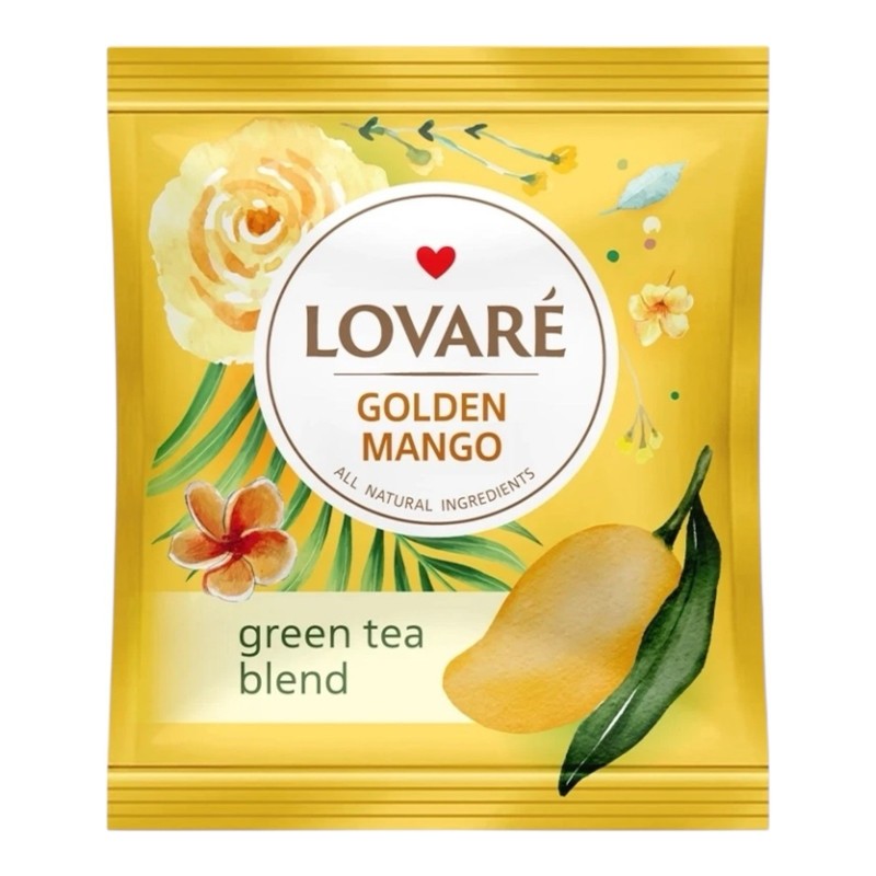 LOVARE Gift Set "BOUQUET" Assorted Black & Green Tea 30 Bags 6 flavors- Ukraine gallery