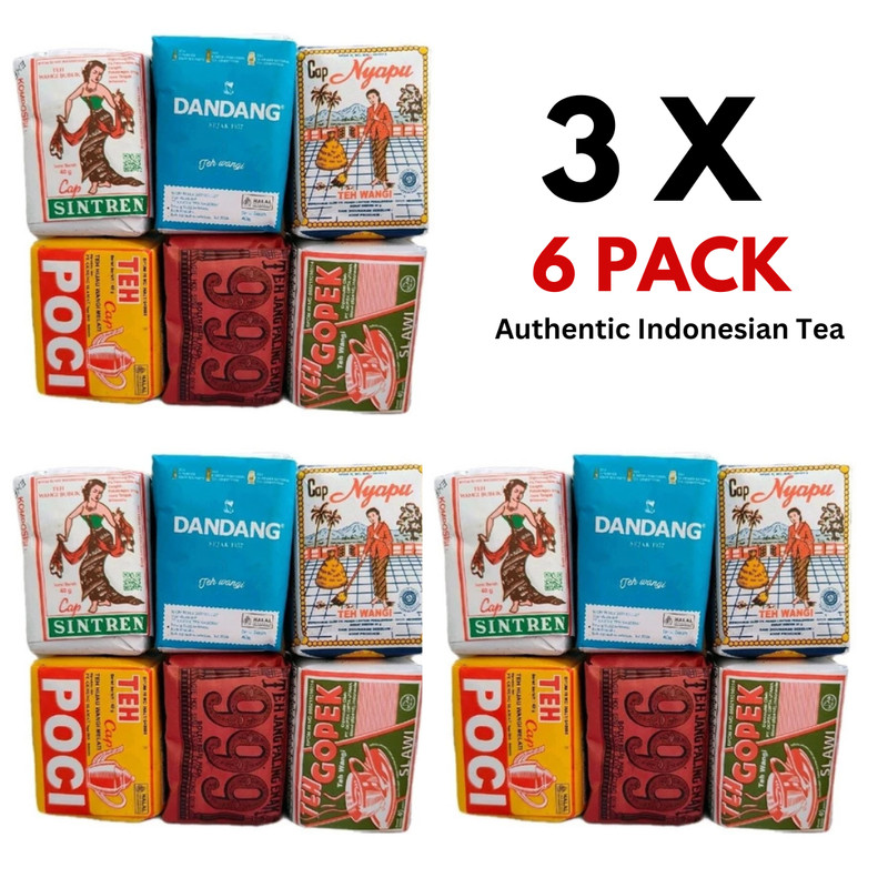 Authentic Indonesian Traditional Tea Bulk Set | Solo Java Loose Leaf Blend
