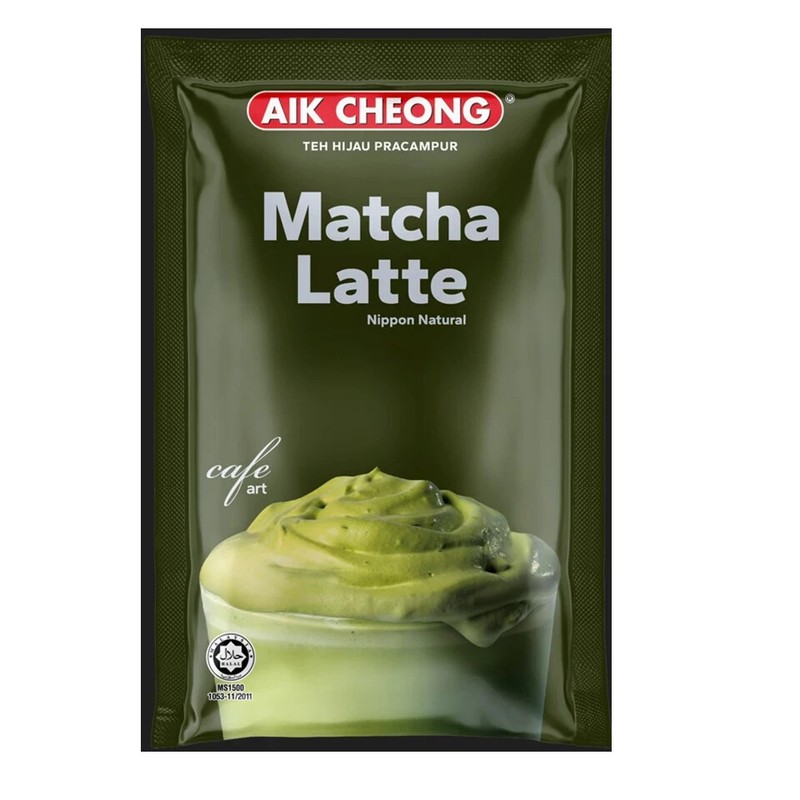 (3 Packs) Instant Matcha Green Tea 3 in 1 Aik Cheong 12s x 25 gm Fast Ship