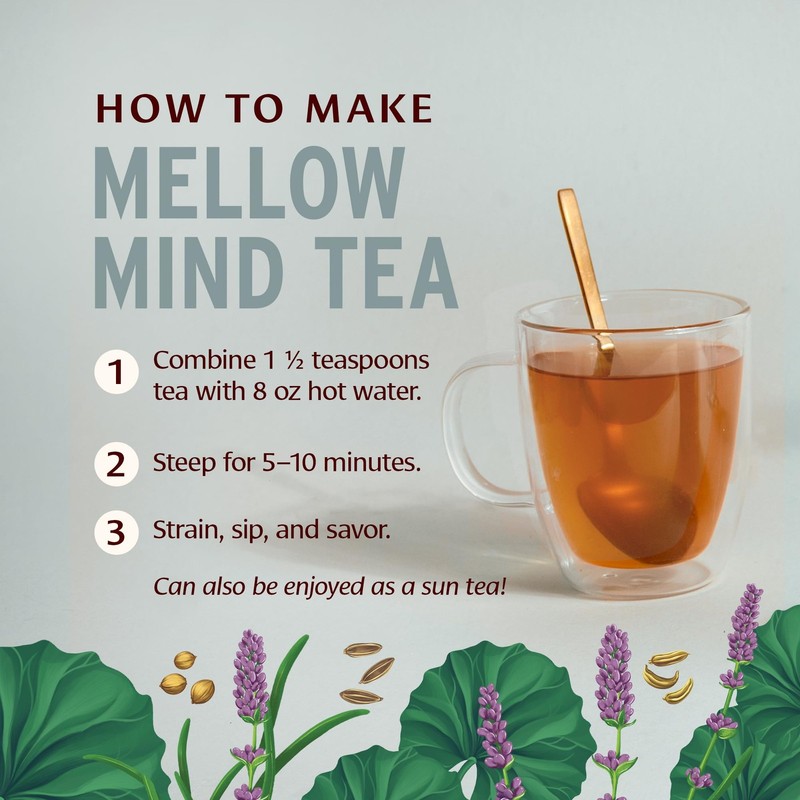 Banyan Botanicals Mellow Mind CCF Tea – Organic Lavender Chamomile Tea with G... gallery