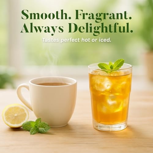 Jasmine Green Tea Individually Wrapped Bags Antioxidant-Rich 100 Count 2-Pack gallery