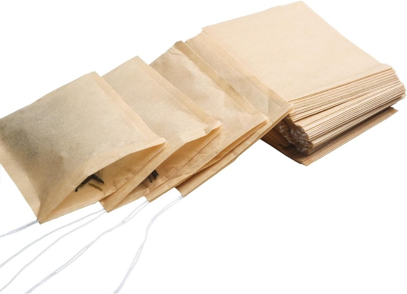 Disposable Tea Bags Unbleached with Drawstring for Loose Leaf Tea gallery