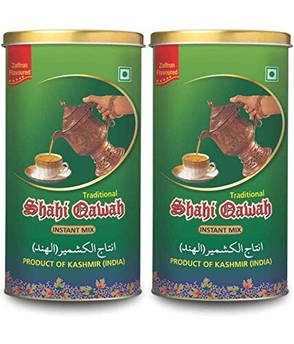 Shahi Kashmiri Qawah (Kahwa) Tea, 500 Grams Powder (250Gm x2) Combo Savings Pack