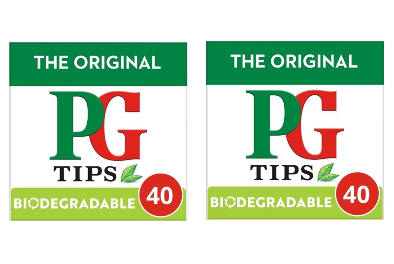 PG Tips Biodegradable Teabags 40 per PACK OF 2