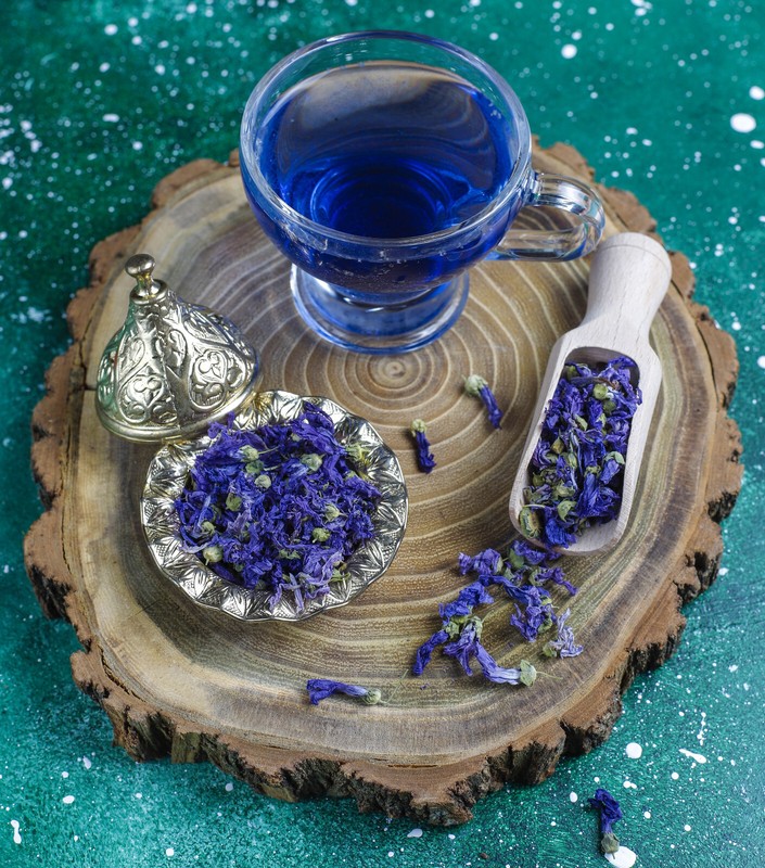 25g Dried Butterfly Pea Flowers 100% Organic – Clitoria ternatea | Herbal Tea