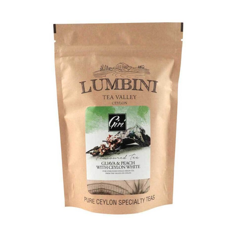 Lumbini Ceylon Tea Pure High Quality Guava And Peach With Ceylon White Leafy