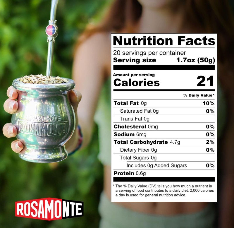 Rosamonte Yerba Mate - Suave (light) 2.2 lbs (1kg) 35.2 Ounce (Pack of 1) gallery