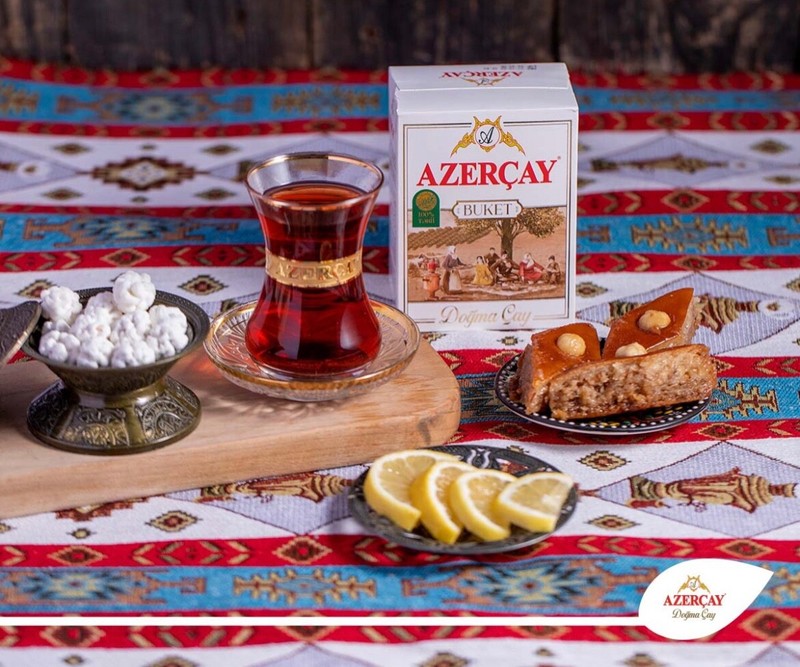 Azerchay Black Tea – Tea Bouquet Traditional Tea, Largest Leaf Black Tea 250 gr