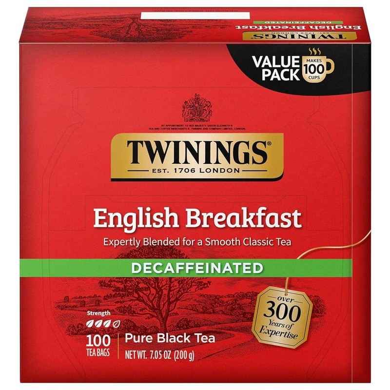 100 Count Decaffeinated English Breakfast Tea - Enjoy Hot or Iced for Every Mood gallery