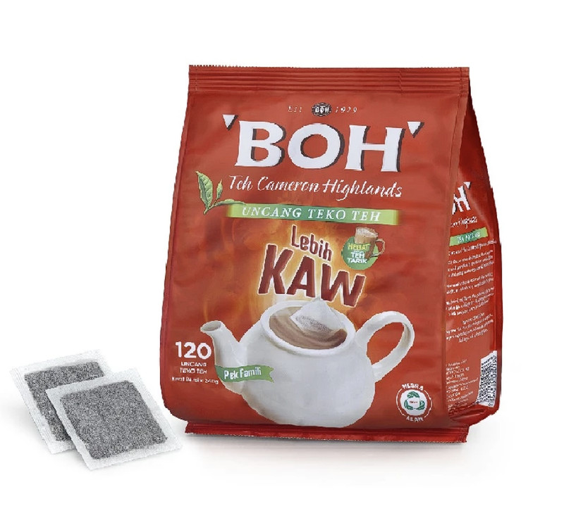 BOH Plantation Cameron Highlands Extra RICH Taste 120 TEA Bags Malaysian Favrite gallery