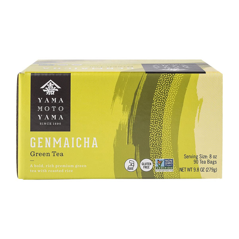 Genmai Cha Roasted Brown Rice Green Tea Value Pack, 90 Count Tea Bags, Net Wt…