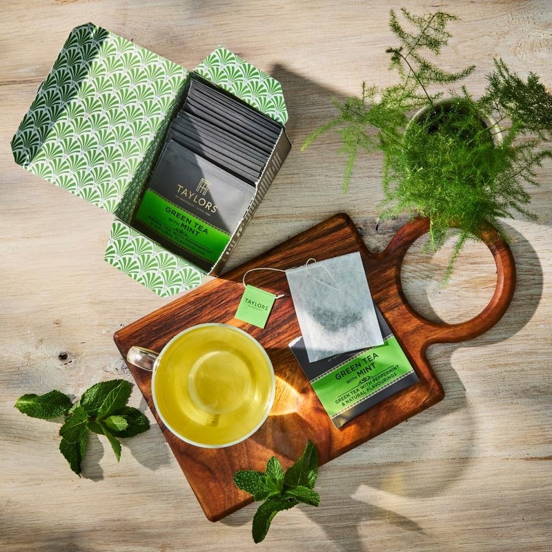 Green Tea with Mint, Individually Wrapped Bags, 20 Count (Pack of 6), Refresh... gallery