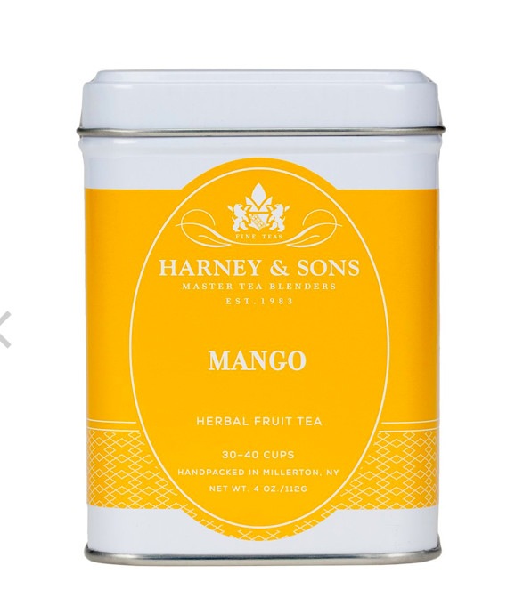 Harney & Sons 4 oz (1/4 lb) tin Caffeine Free Mango Fruit Tea