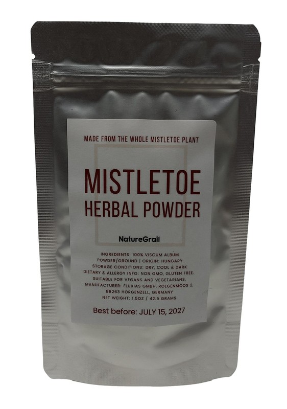 Mistletoe Herbal Tea Powder - Made from 100% Viscum Album, Dried and Ground... gallery