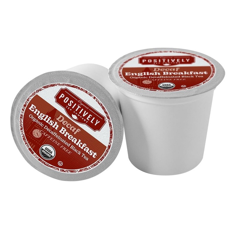 , Decaf English Breakfast Black Tea, K-Cup Compatible, 24 Pods