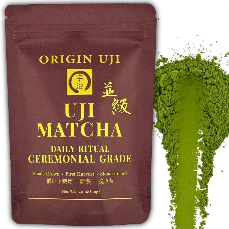 Daily Ritual Ceremonial Grade Matcha, Level 10 Tea Master Blend, First Harves…