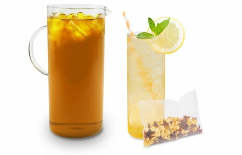 peach serenity iced tea 12 count bag makes 32 ounces each pouch premium decaf