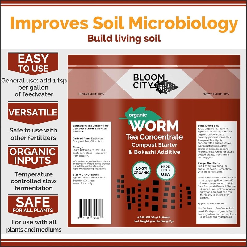 Natural 8 oz Worm Tea Concentrate & Compost Booster for Vibrant Plant Growth gallery