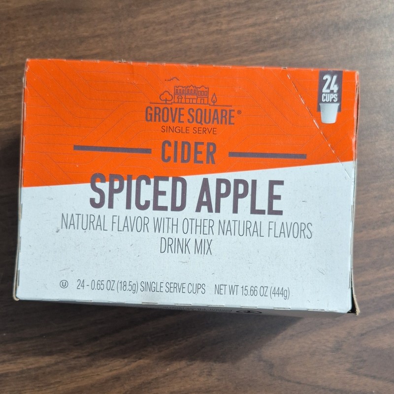 Grove Square Spiced Apple Cider Single Serve Cups 24 Pack 15.66oz