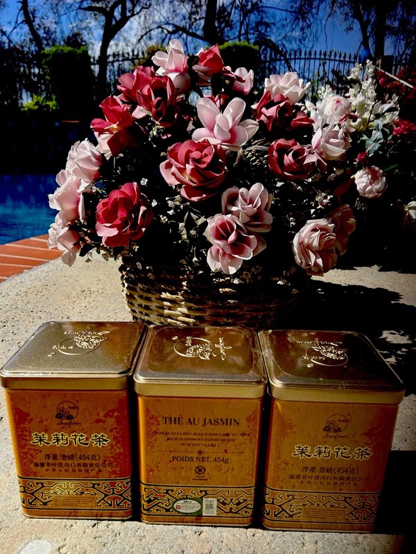 Sunflower Jasmine Tea Loose Leaf 454g 3 Pack Chinese Tea & Infusion Pantry