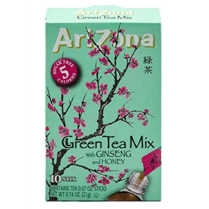 Green Tea with Ginseng Iced Tea Stix Sugar-Free 10 Count 6-Pack (NEW) gallery