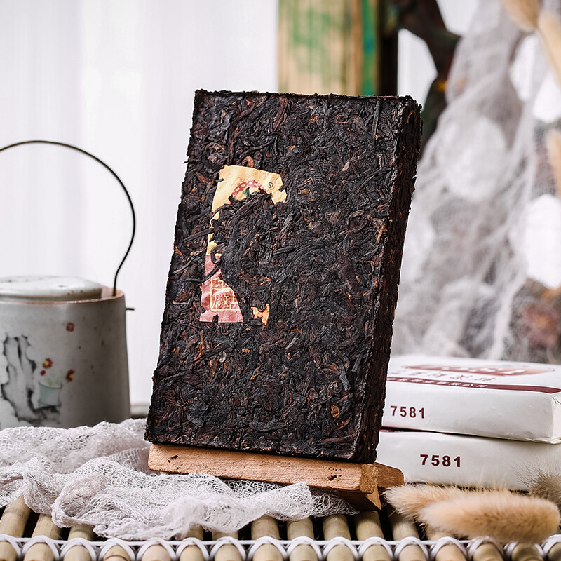 Classic 7581 Pu-erh Tea Brick 250g Aged Ripe Puer Pu’er Brick CHINATEA Brand