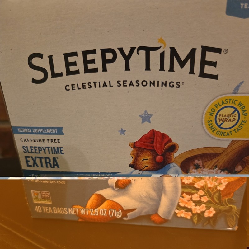 2x Wellness Tea, Sleepytime Extra®, Caffeine Free, 40 Tea Bags Each Box 2.5 oz gallery