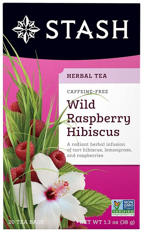 Stash WILD RASPBERRY HIBISCUS Herbal 20 Individual Wrapped Tea Bags (2 Pack) gallery
