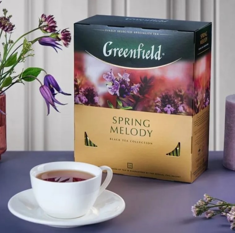 "Greenfield" Tea "Spring Melody" 3pc*100bags gallery