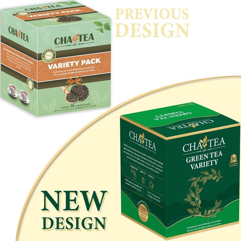 Cha4TEA 36Count Assorted Green Tea for Keurig KCup Brewers Matcha Green Tea, ... gallery