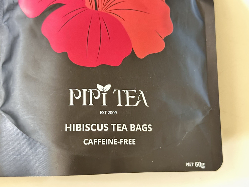 Lot 2 PiPi Organic Hibiscus Tea Bags Caffeine Free Herbal Antioxidant NEW SEALED gallery