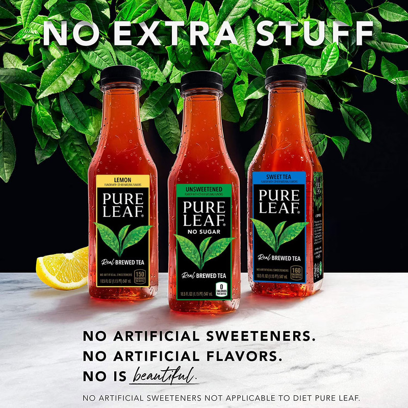 Pure Leaf Zero Sugar Real Brewed Tea Sweet Tea, 16.9 fl. oz., 18 pk. gallery