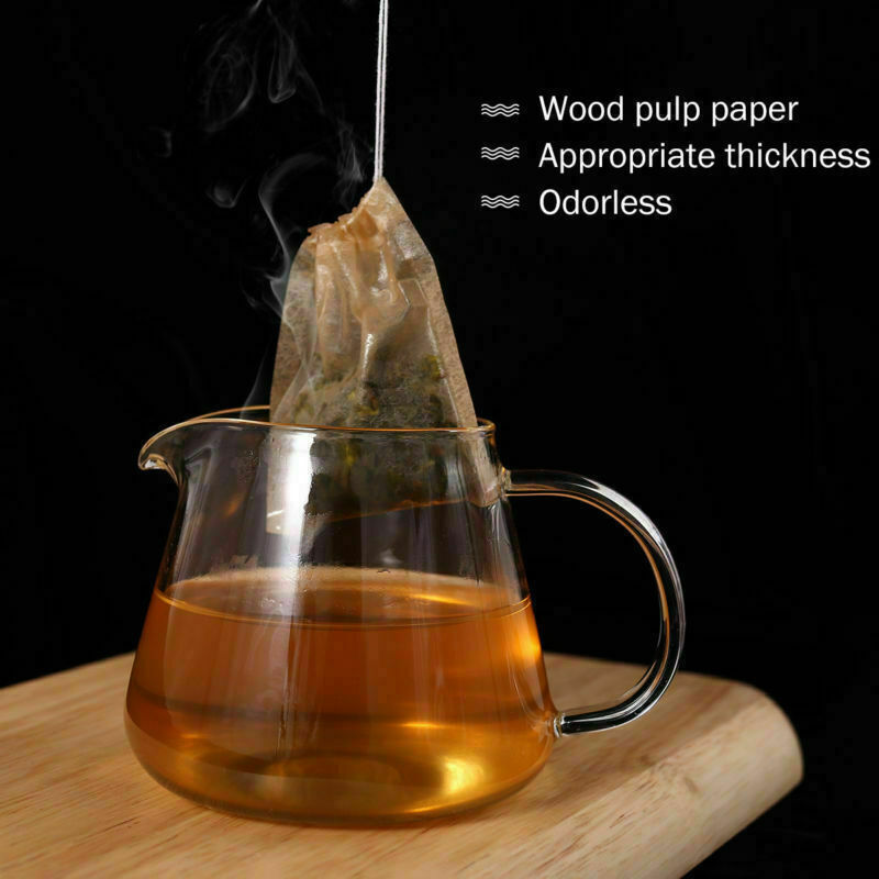 10-5000pcs Tea Bag Disposable Drawstring Empty Teabag Herb Loose Tea Filter LOT gallery